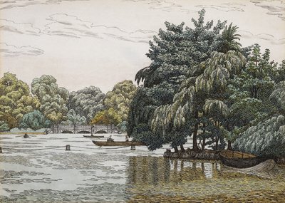 Serpentine, Hyde Park od Charles Ginner