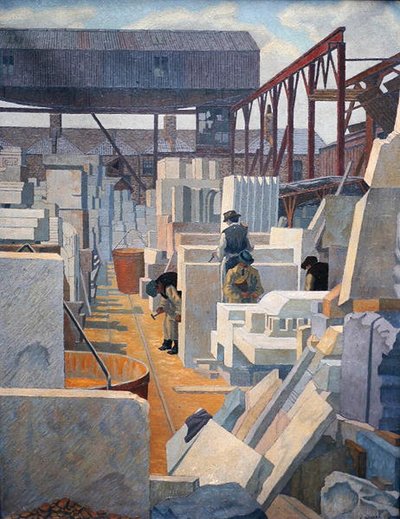 Kameníci (olej) od Charles Ginner