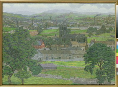 Yeadon Church, poblíž Leedsu od Charles Ginner