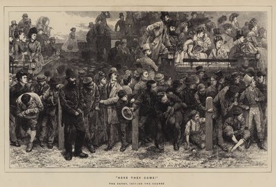 Here They Come!, Derby, 1871, On the Course od Charles Green