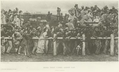 Tady jsou: Derby Day (hlubotisk) od Charles Green