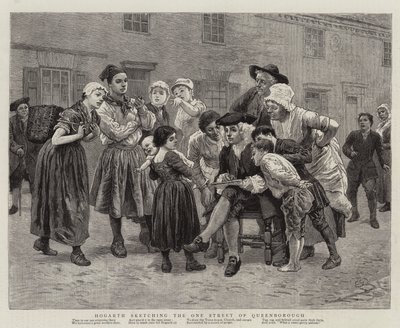 Hogarth načrtl jedinou ulici Queenborough od Charles Green