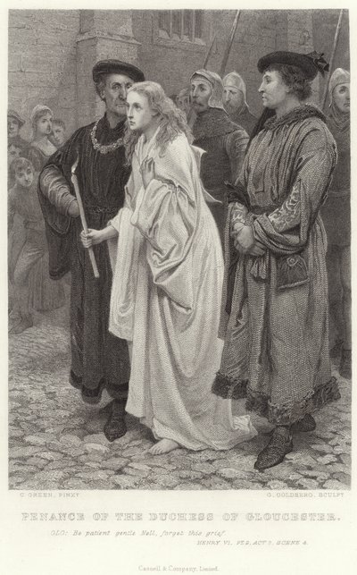 Pokání vévodkyně z Gloucesteru, Jindřich VI., Pt 2, Akt 2, Scéna 4 od Charles Green