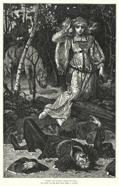 The Braes Of Yarrow (rytina) od Charles Gregory
