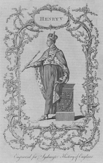Jindřich V., 1773. od Charles Grignion