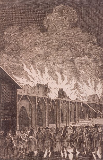 London Bridge starý, Londýn, 1775 od Charles Grignion