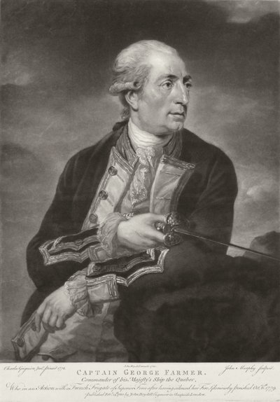 Portrét George Farmera (1732-79) kapitána HMS 