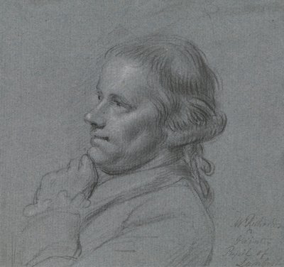 Portrétní studie Johna Iniga Richardse, R.A. od Charles Grignion