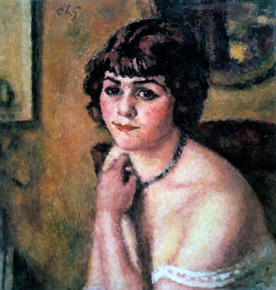 "Hlava mladé dívky", 1909 od Charles Guerin