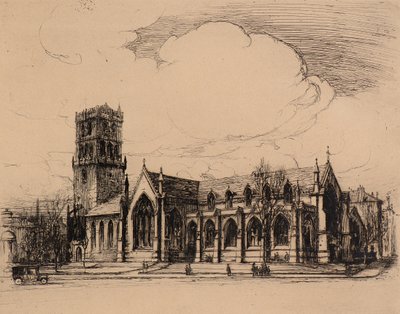 Městské kostely, Dundee (lept) od Charles Gustav Louis Phillips
