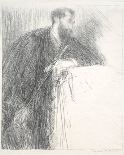 Lucien Pissarro, 1895. od Charles Haslewood Shannon