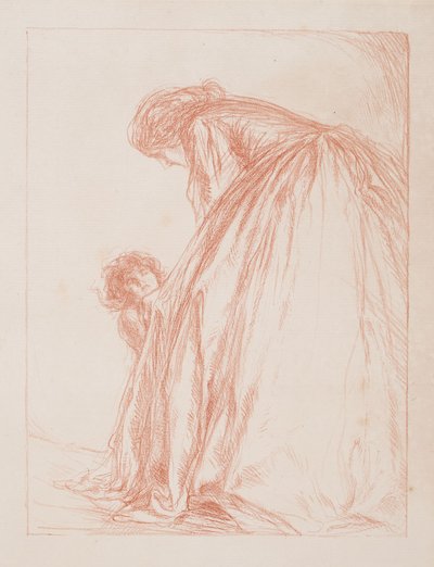Matka a dítě od Charles Haslewood Shannon
