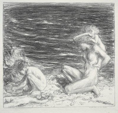 Moře a vánek, 1894. od Charles Haslewood Shannon