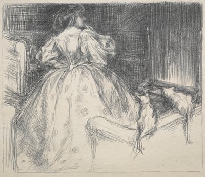 Fantastické šaty, 1890. od Charles Haslewood Shannon