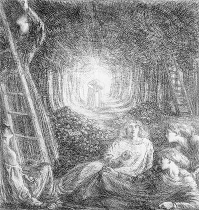 Romantická krajina, 1893 od Charles Haslewood Shannon