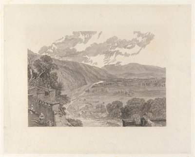 Ingleborough, z Hornby Castle Terrace od Charles Heath