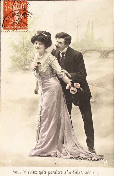 Stará pohlednice/Láska/Svádění/Museli jste se jen objevit, abyste byli milováni od Augustus Kollner