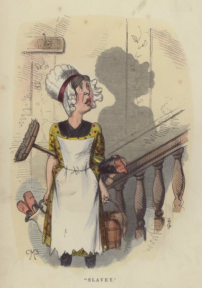 Slavey (kolorovaná rytina) od Charles Henry Bennett