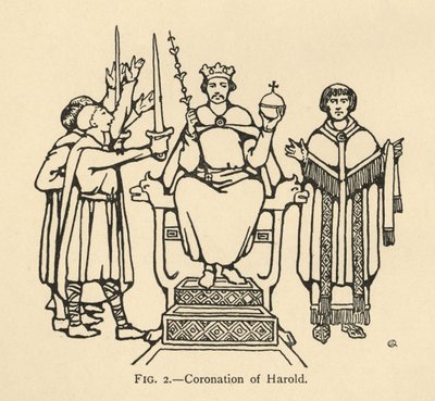 Korunovace Harolda, 1931 od Charles Henry Bourne Quennell