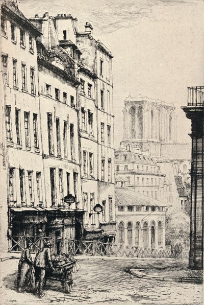 "Rue de la Montagne-Ste Genevieve", 1915 od Charles Heyman