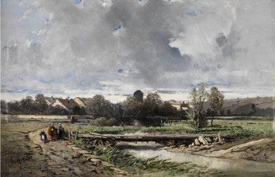 Vesnice v Normandii od Charles Hoguet