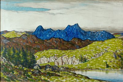 Langdale Pikes, 1917 od Charles John Holmes