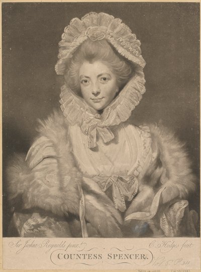 hraběnka Spencerová od Charles Howard Hodges