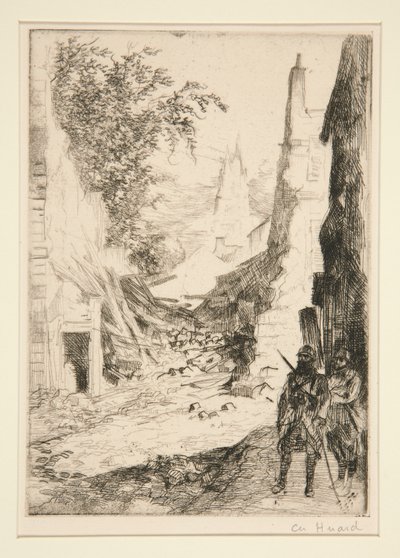 Pohled na St. Jean des Vignes od Charles Huard