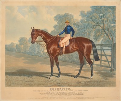 [Rennen]: "Deception", Gewinner der Oaks Stakes in Epsom, 1839, geritten von J. Day od Charles Hunt