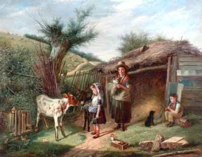 Domácí mazlíčci, 1838 od Charles Hunt
