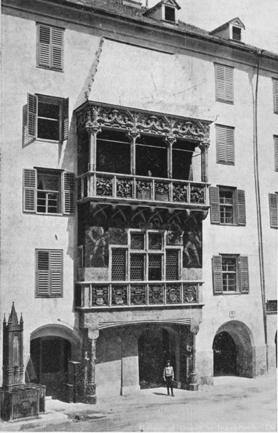 Zlatá střecha. Innsbruck, c1913 od Charles J. S. Makin