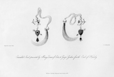Smaltovaný šperk darovaný skotskou královnou Mary George Gordonovi, 16. století, 1840. od Charles J. Smith