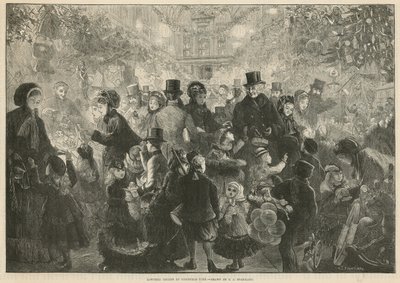 Lowther Arcade v době Vánoc od Charles J. Staniland