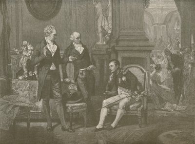 Napoleon, Goethe a Wieland, 1808, 1896 od Charles J. State