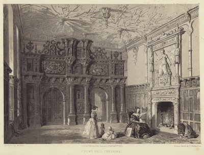 Crewe Hall, Cheshire od Charles James Richardson