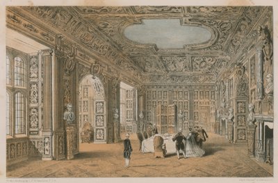 The Gilt Room, Holland House od Charles James Richardson