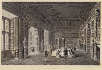 The Gilt Room, Holland House od Charles James Richardson