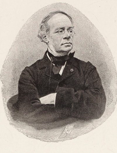 Portrét skladatele Jacquese Fromentala Halévyho 1799-1862. od Charles-Jeremie Fuhr