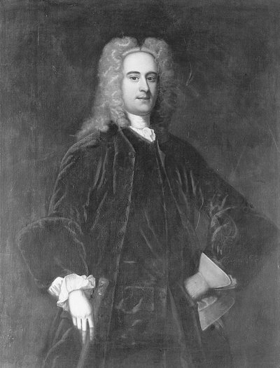 Portrét Dr. Martina Listera, kolem 1675-1739 od Charles Jervas