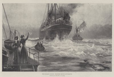 Na čest Anglie, Transport opouští Southampton od Charles John de Lacy