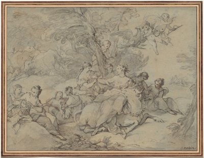 Znásilnění Evropy, 1731. od Charles Joseph Natoire