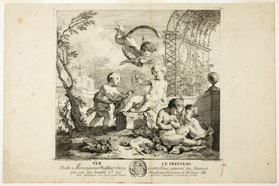Jaro, první deska z The Four Seasons od Charles Joseph Natoire