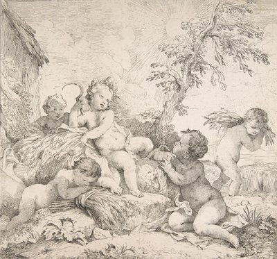 Léto Léto, ca. 1735. od Charles Joseph Natoire