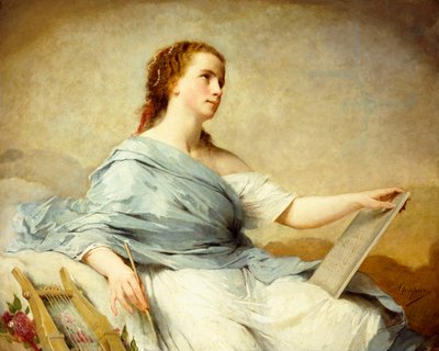 Personifikace umění, od Charles Joshua Chaplin