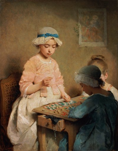 Hra Lotto, 1865 od Charles Joshua Chaplin