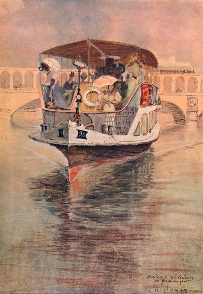 Bateau-Parisien na Point du Jour, 1915 od Charles Jouas