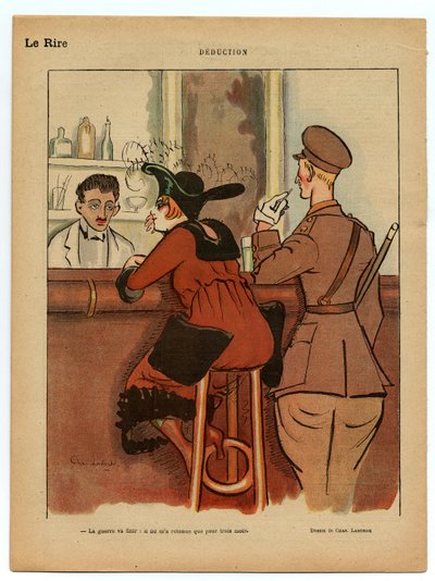 Červený smích, satirický v barvách od Charles Laborde