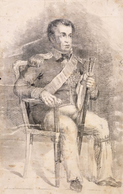 Portrét Dom Joao VI, c. 1825-6 od Charles Landseer