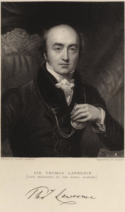Sir Thomas Lawrence od Charles Landseer