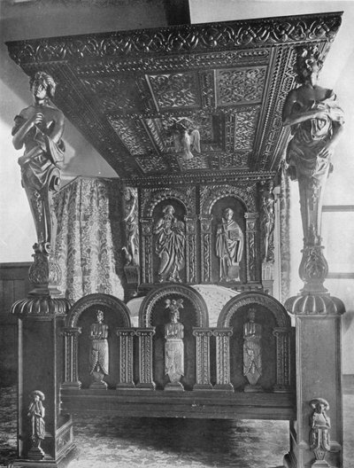 Postel dříve v Great Tangley, Surrey od Charles Latham